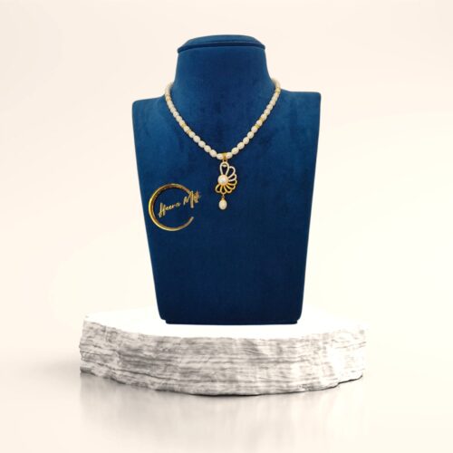 Pearl Button pendent set -PN61