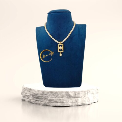 Pearl Button pendent set -PN62