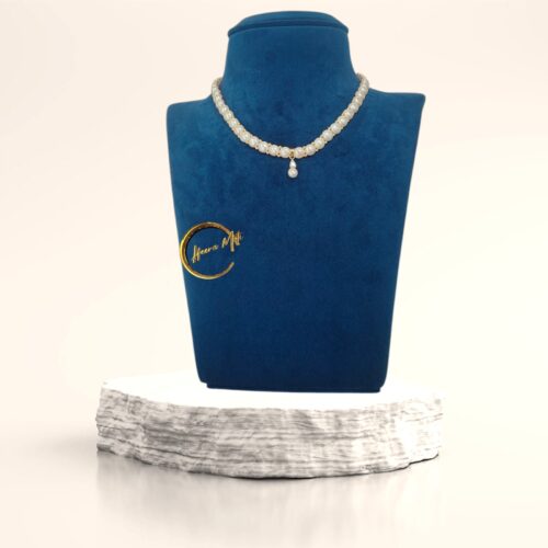 Pearl Button pendent set -PN57
