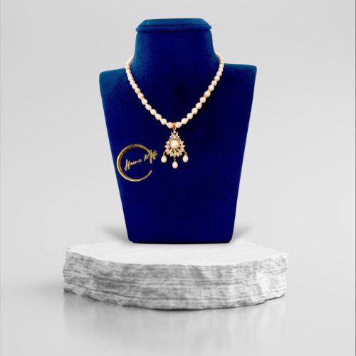Pearl Button pendent set -PN63