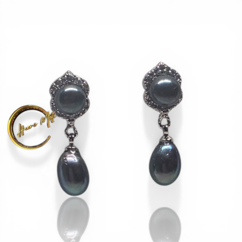 Real Pearl Earring-4