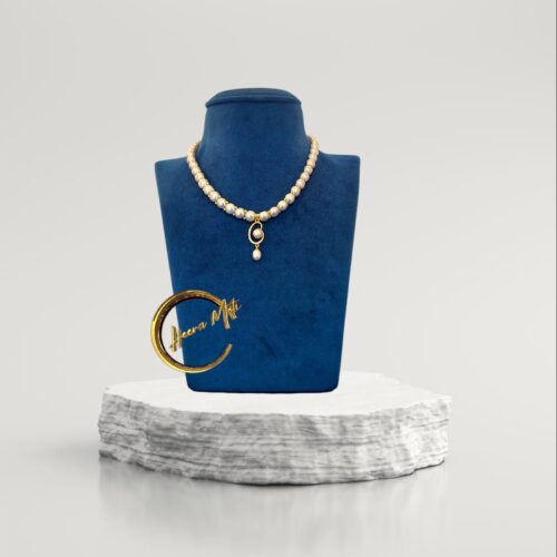 Pearl Button pendent set -PN56