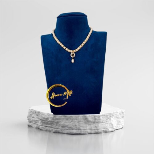 Pearl Button pendent set -PN59