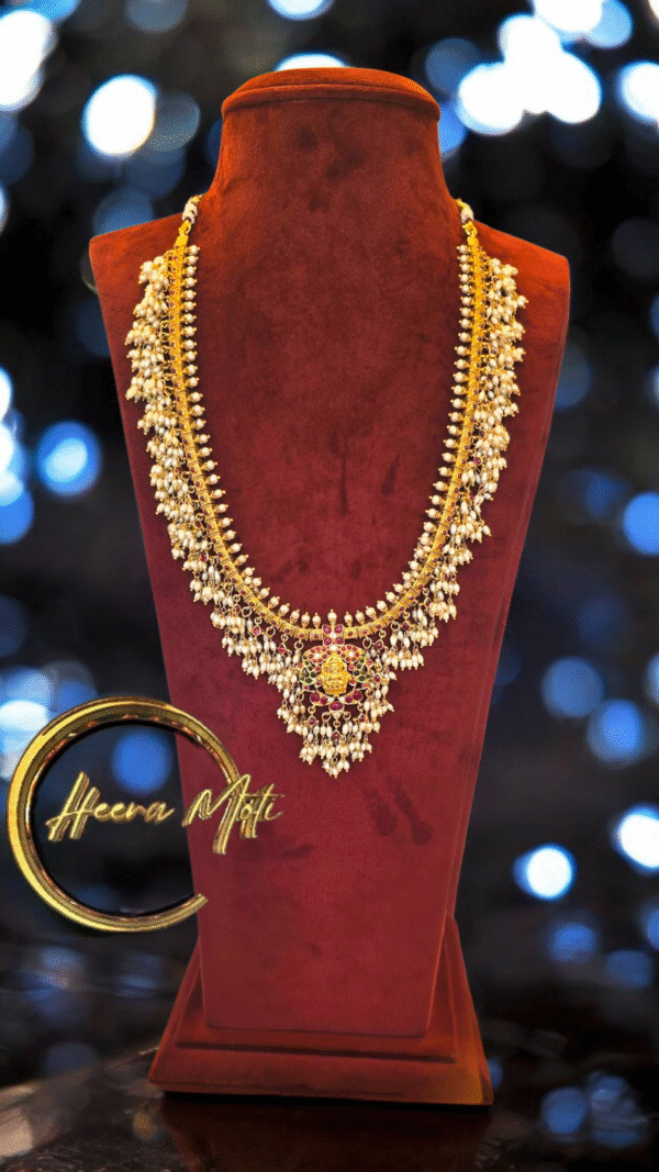 Nakshi Guttapusalu Long Necklace