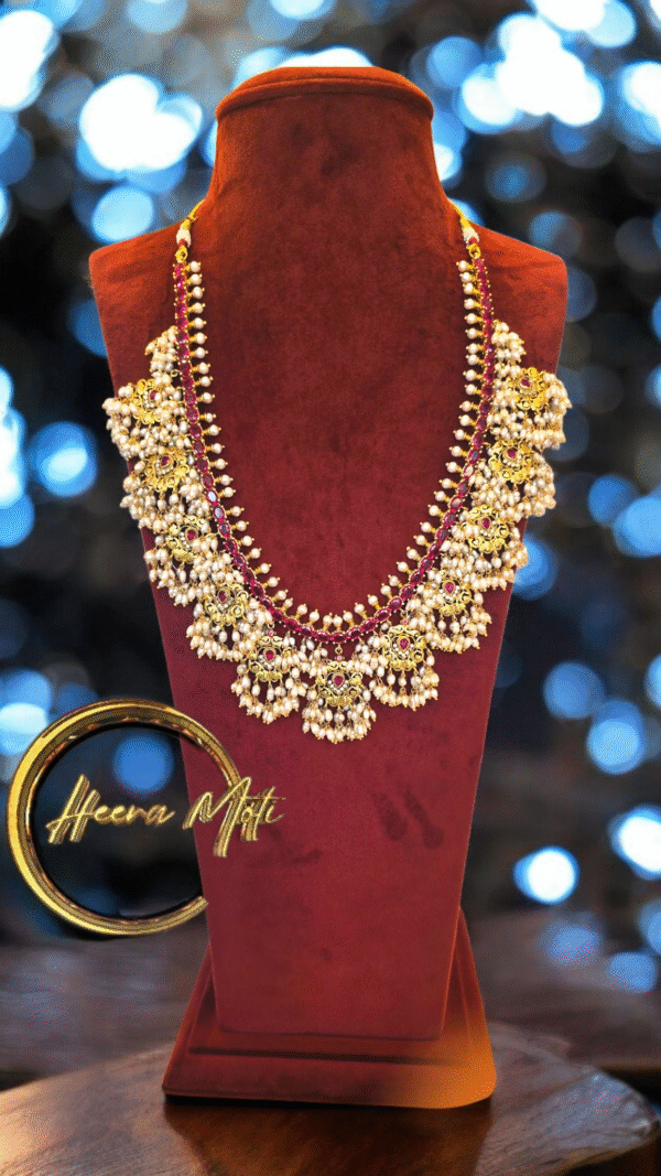 Varsha Guttapusalu Long Necklace