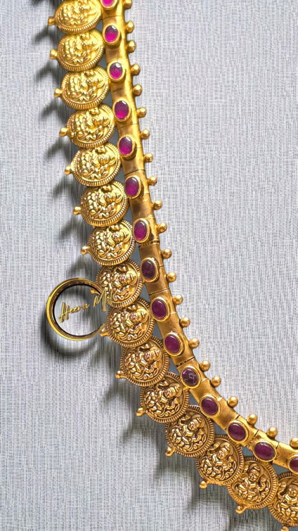 Vajrahi Kasula Mala Long Necklace - Image 2