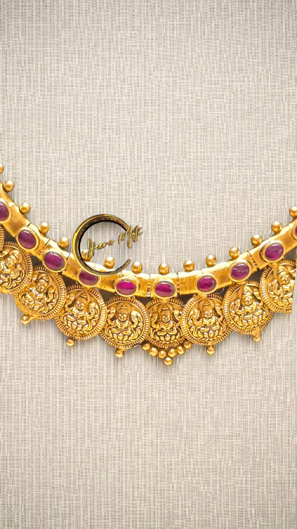 Vajrahi Kasula Mala Long Necklace - Image 3