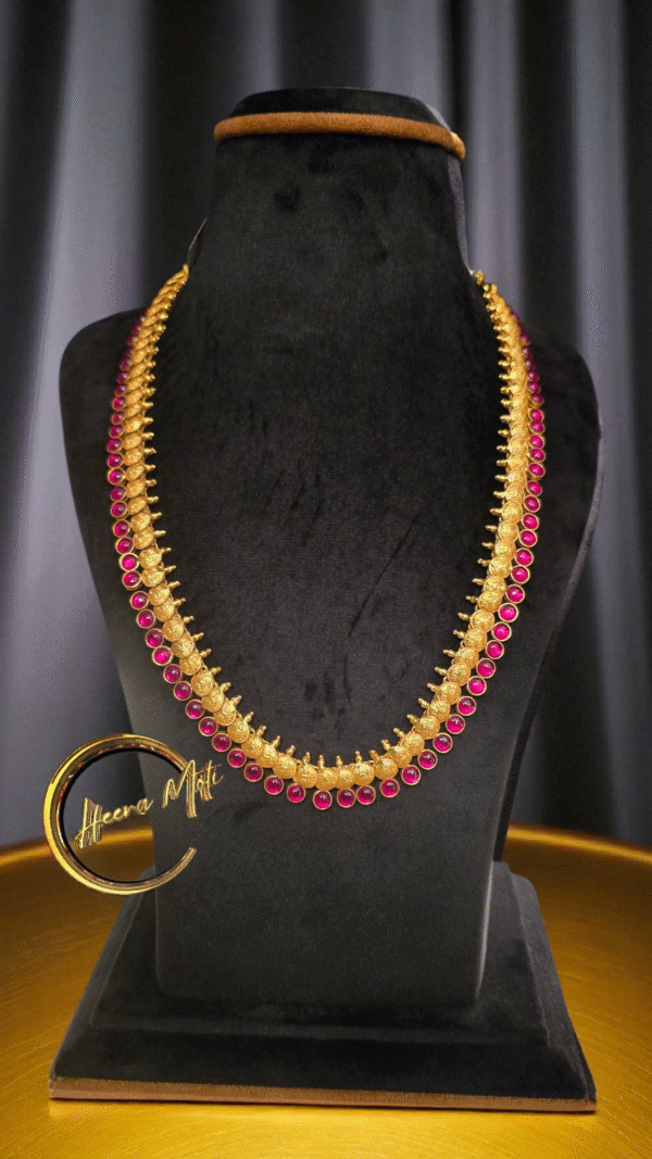 Vishnupati kasu Haaram Long Necklace