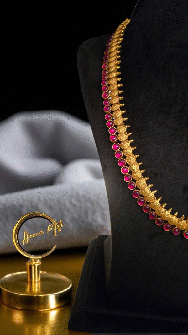 Vishnupati kasu Haaram Long Necklace - Image 3