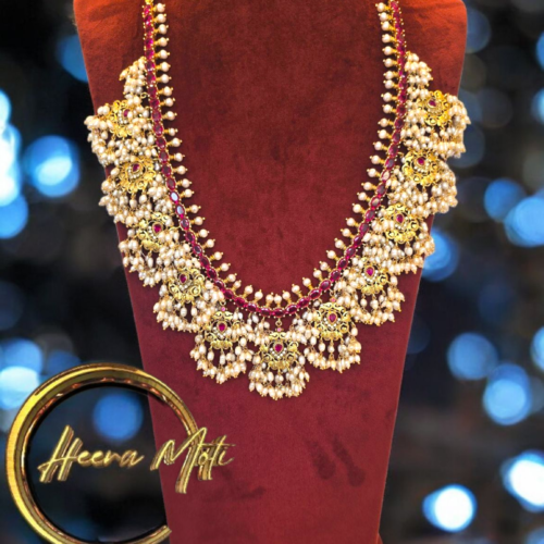 Varsha Guttapusalu Long Necklace