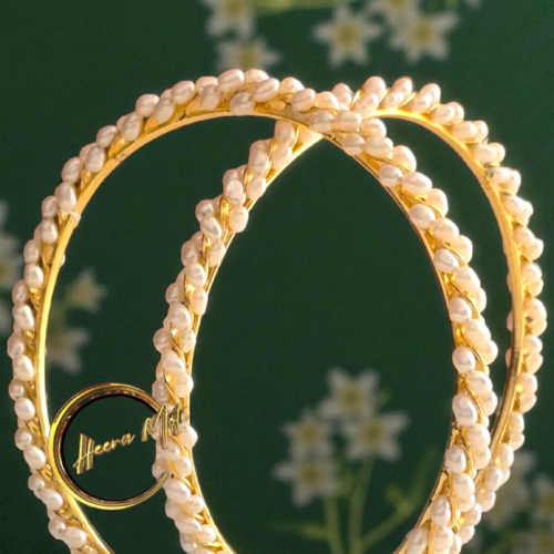 Small rice Pearl Bangles