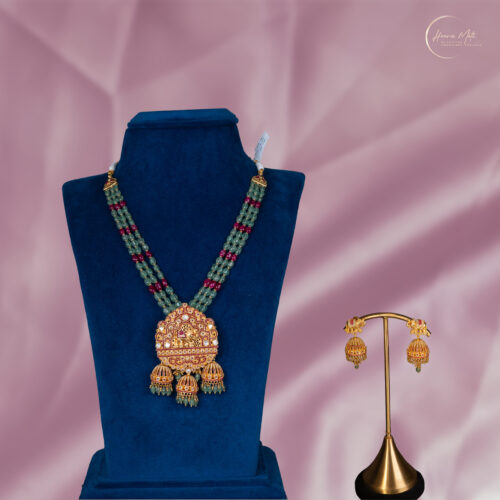 Gaja Pendent set with Beads 92.5