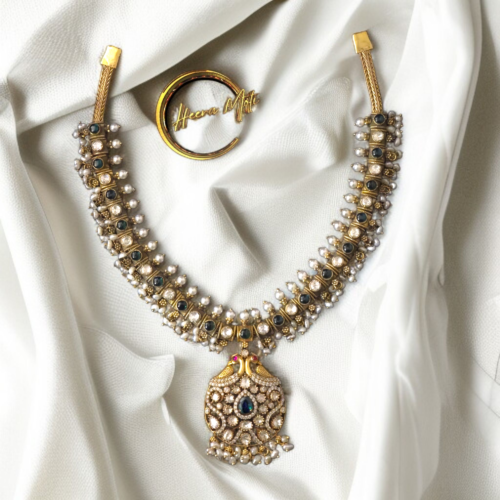 Victorian Necklace-3 Premium with earrings SHORT NECKLACE